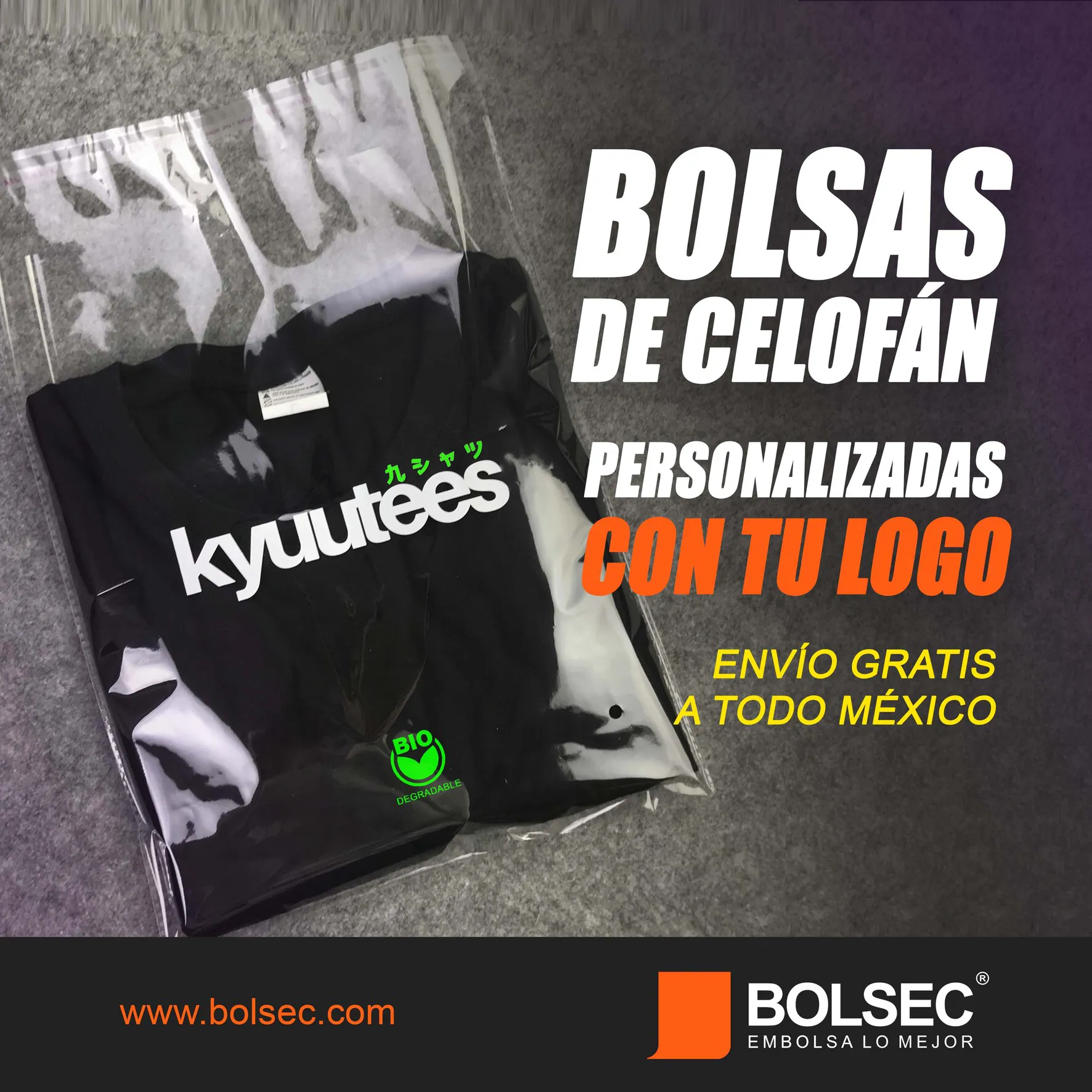 bolsa polipropileno con sello lateral